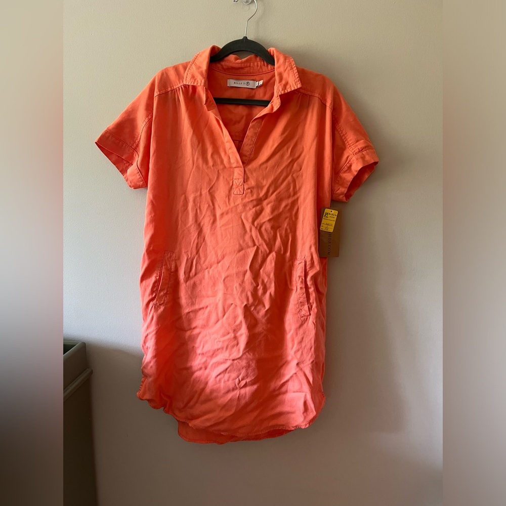 Billy T collared Lyocell dress